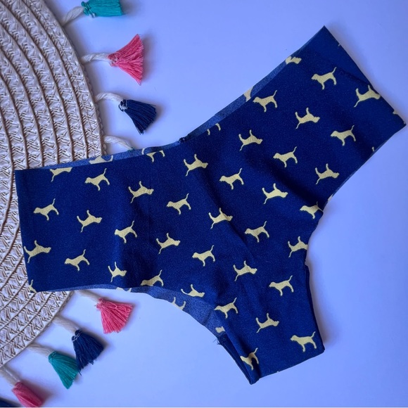 Victoria's Secret PINK No Show Cheekster Panty Pack of 5 Large NEW - Picture 6 of 8